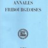 AF43 Annales fribourgeoises 1958