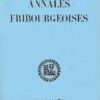AF50 Annales fribourgeoises 1969-1970