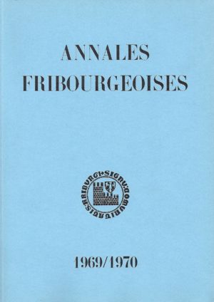 AF50 Annales fribourgeoises 1969-1970