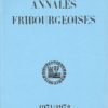 AF51 Annales fribourgeoises 1971-1972