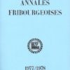 AF54 Annales fribourgeoises 1977-1978