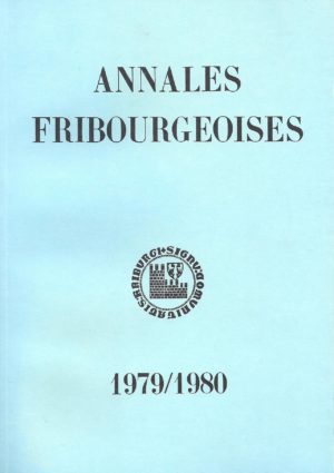 AF55 Annales fribourgeoises 1979-1980