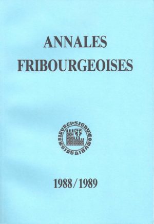 AF59 Annales fribourgeoises 1990-1991