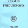 AF58 Annales fribourgeoises 1988-1989
