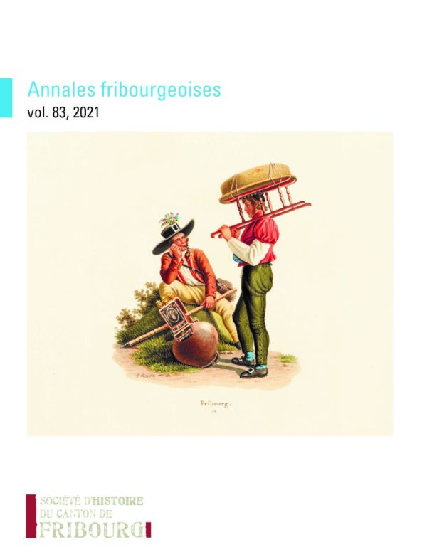 Couverture de la revue Annales fribourgeoises 2021